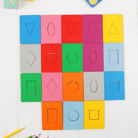 Cheregen boards, painted, 18 pcs., Size of the board: 7 × 9.5 cm-3