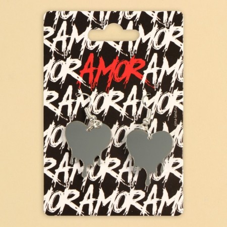 Earrings "Amor" 6 x 9 cm-3
