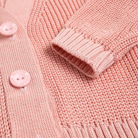 Cardigan Knitted baby I, r.68-74, pink-1