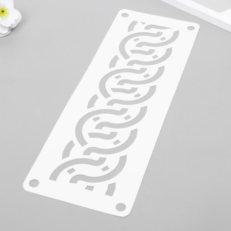 Stencil of stencil "pattern" 11x32 cm-1