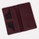 Women's wallet on magnets, burgundy color
