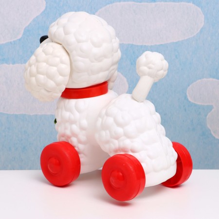 Developing toy - catka children's "Poodle" on a rope, 26 x 15 x 27 cm-1