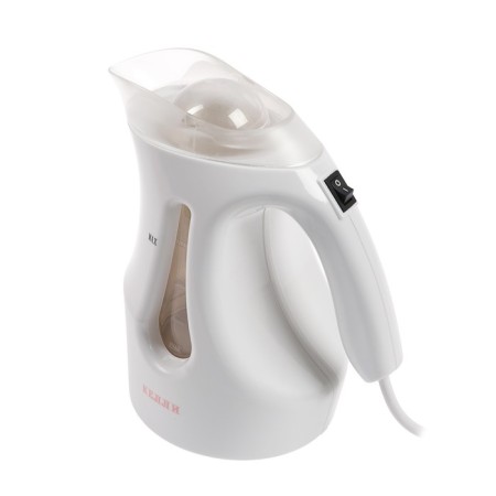 Kelli KL-312, manual, 2000 watts, 500 ml, nozzle kettle, white-pink-4