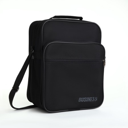 Male bag, luris, black color-1
