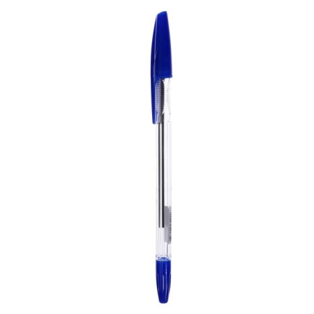 Ballic handle 0.7 mm, blue rod, transparent body with a blue cap