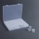 Organizer for decor, 56 cells, 21 × 17.2 × 2.5/2.5 × 2.5 × 2 cm, the color is transparent