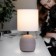 RIVOLI SHERON 1CHA14, 40 W Cramics Board lamp with a lampshade