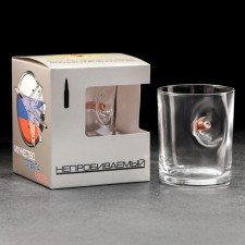 A glass 