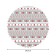 The tablecloth “Geometric Christmas trees”, round, Saten, D = 150 cm