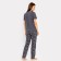 Homemade female set (T -shirt, trousers), graphite color, size 44 (s)