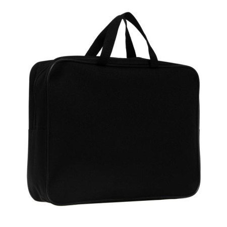 Folder with A4 handles, 360 x 270 x 80 mm, textile, inner pocket, black 1sh48-1