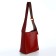 Women's bag on the Textura screw castle, small size, burgundy color