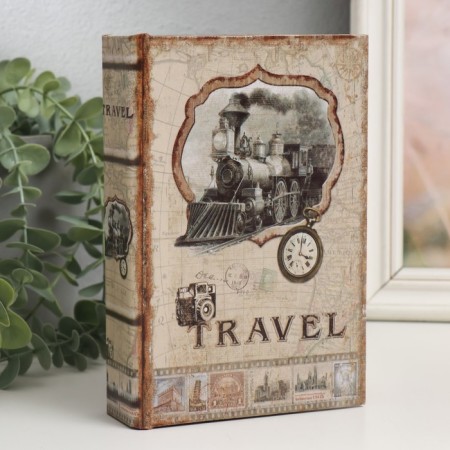 Browner Broken tree to the leatherette "retro train" 4x12x18 cm