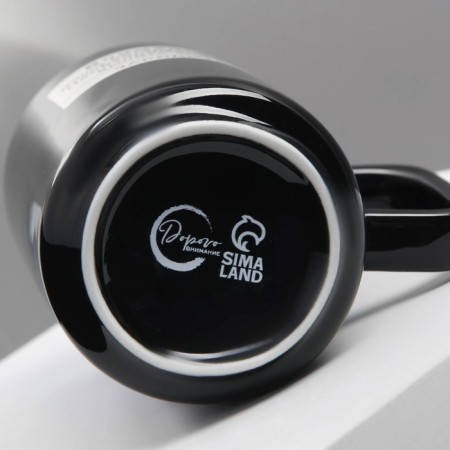 Ceramic “Urgent charge” mug, 250 ml, black color-7