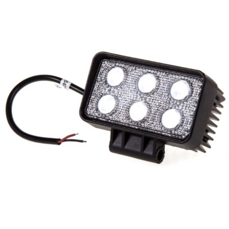Farah LED SkyWay Off Road, rectangular, 12 V/24 V, 18 W, 6 diodes, 110*75 mm