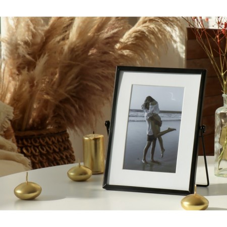 Photo frame Metal in 1 photo 10x15 cm "Loft. Strict lines" black 20x15 cm-6