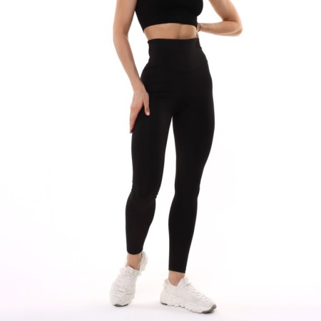 Female leggings, black color, size 42