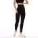 Female leggings, black color, size 42