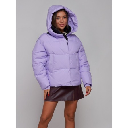 Winter jacket, size 42, purple color-6