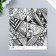 Scrapbooking paper bilateral "style" density 180 g 15.5x17 cm