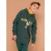 Sweatshirt for boys, height 122 cm, green color