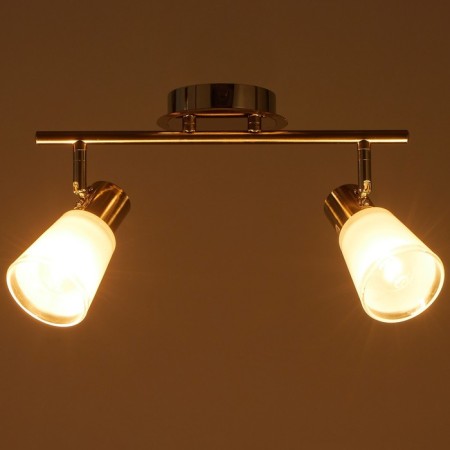 Economic light lights Onyx 2x60W E14, chrome 44x12x23 cm-2