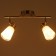 Economic light lights Onyx 2x60W E14, chrome 44x12x23 cm