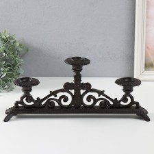Cast iron candle for 3 candles 