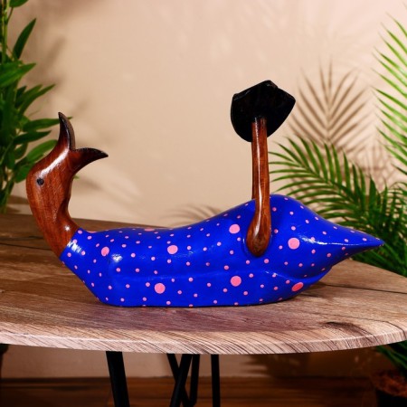 Stand for the bottle "Duck in the blue" tree 30x20x25 cm-2