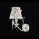 Bra Maytoni ARM013-01-W, 1HE14, 40W, 20x15x30 cm, white antique color