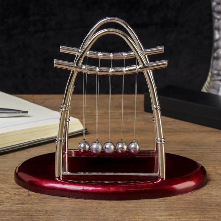 Pendulum "Technic balls" oval 18 x 11 x 14 cm-1