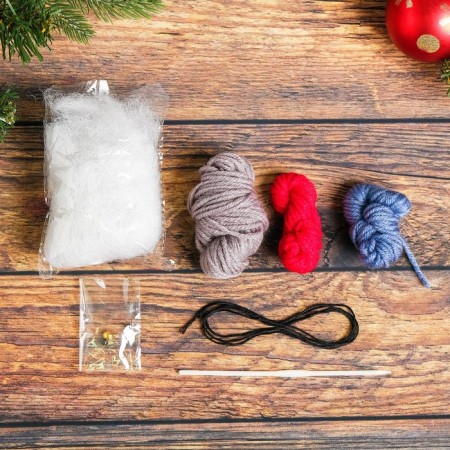 Set for creating a toy from yarn "Deer"-1