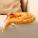 Soft toy "Snake", 30 cm, orange color, yellow