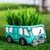 Pot "Bus Bon" Green, 14x8x7cm