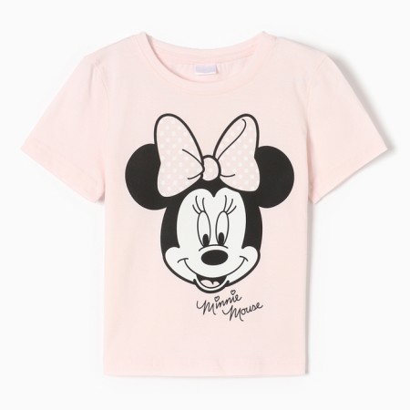 Children's T-shirt Disney "Minnie Mouse", height 110-116 (32), pink mix-6