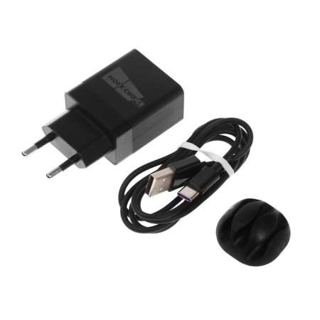 Network charger More Choice NC24A, 2.1A, Type-C cable, black-7