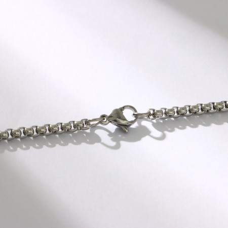 Pillet "Playing Bones", black color in silver, 70 cm-2