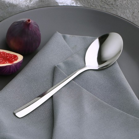 Spoon of a dining room “New Gastro”, length 19.5 cm, thickness 1.2 mm