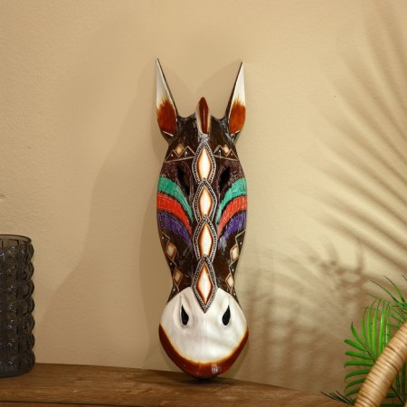 Mask "Zebra" Albezia 50 cm