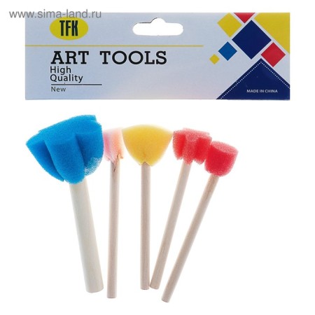 Set of brushes - sponge, 5 pieces-2