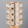 Lamp 16017/1 G4 20W gold 10.5x10.5x23.5 cm Risalux