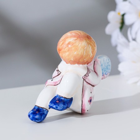Souvenir "Angel Singing", Yaroslavl Mayolik, h = 4 cm-2