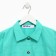 Children's dress with kaftan pockets, size 30 (98-104 cm), green color