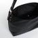 Lurch bag with a zipper, textura, average size, black color