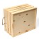 Box for vegetables and fruits, 40 × 33 × 23 cm, wooden, Greengo