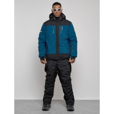 Ski costume men's winter, size 48, blue color