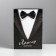 Gift folding box, packaging, "gentleman", 21 x 15 x 7 cm