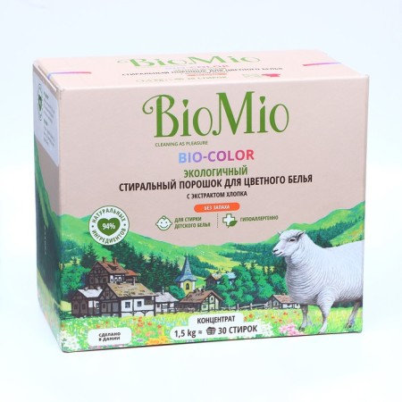 Washing powder Biomio Bio-Color, Universal, 1.5 kg-15