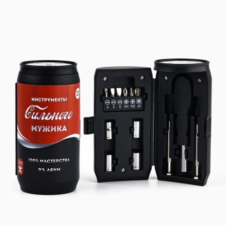 A set of tools in the bank "Tools of a strong man", 13 items-2