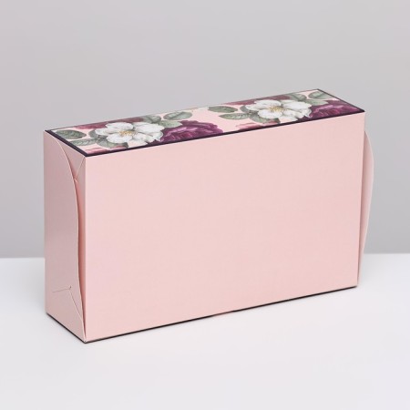 Folding box with a window for marshmallows "For You", 25 x 15 x 7 cm-2